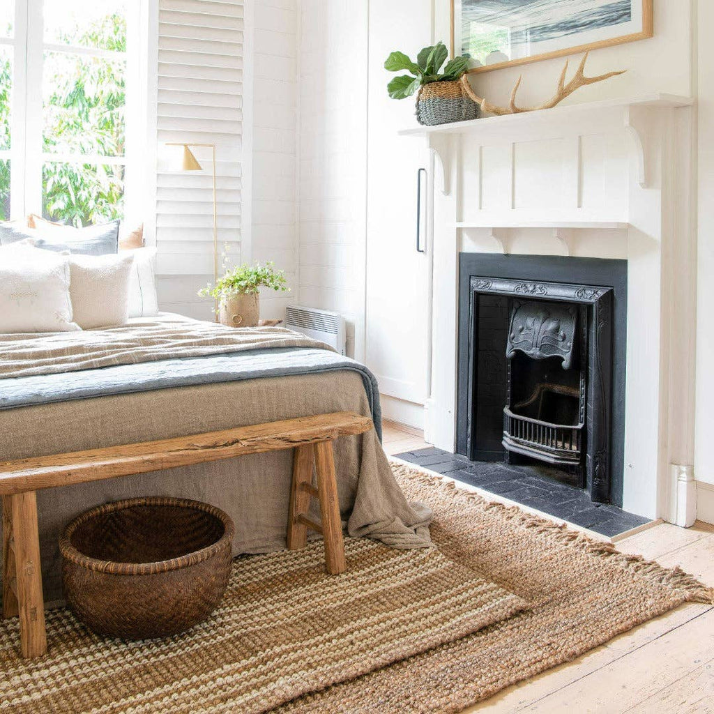 Fringed Natural Jute Doormat
