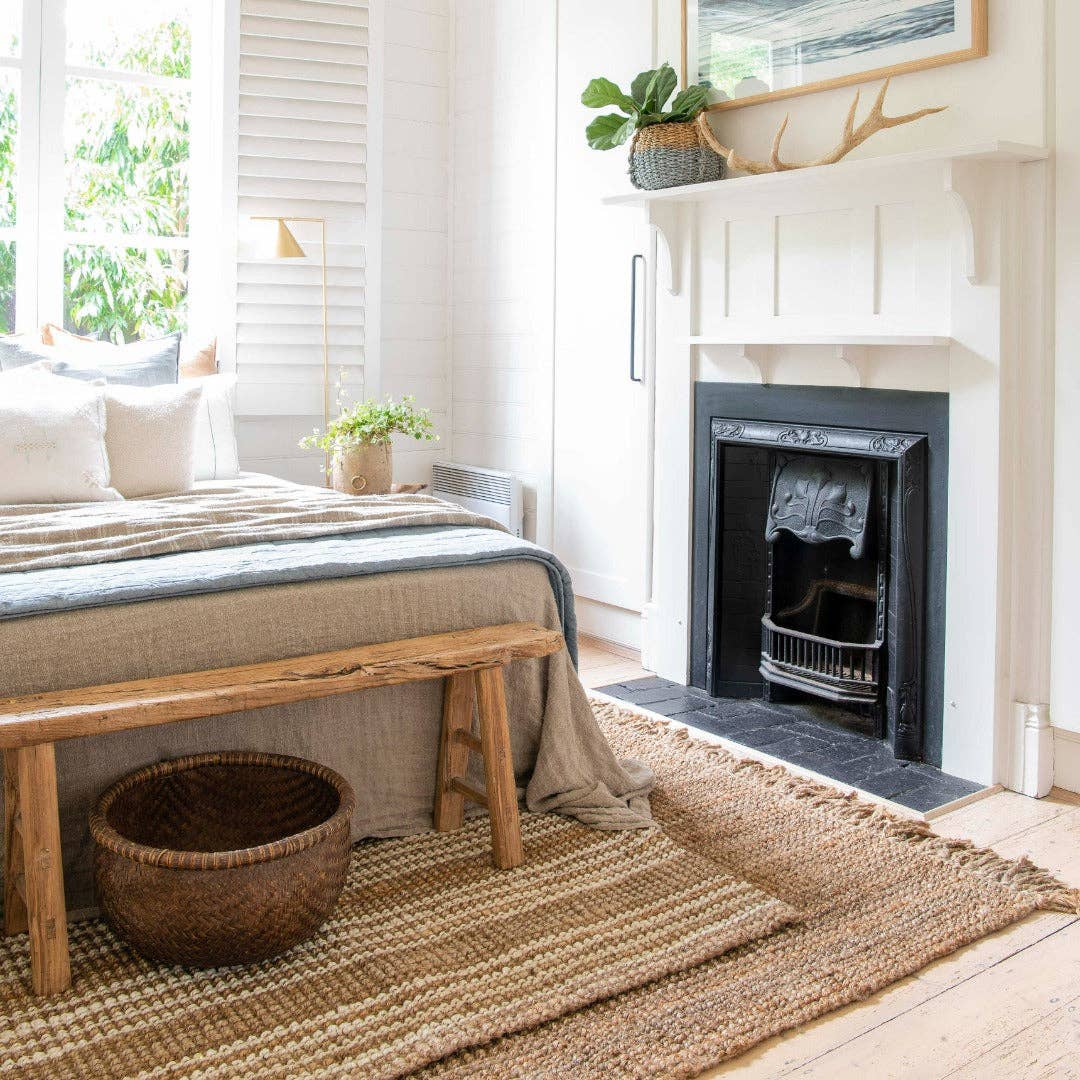 Fringed Natural Jute Doormat