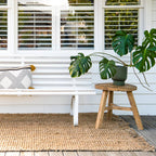 Fringed Natural Jute Doormat