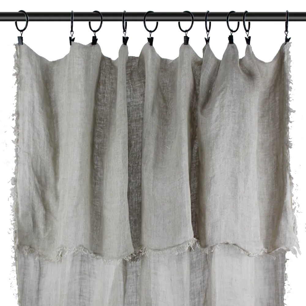 French Linen Curtain - Natural