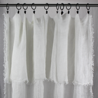 French Linen Curtain - Ivory