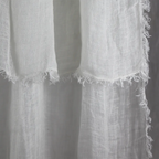 French Linen Curtain - Ivory