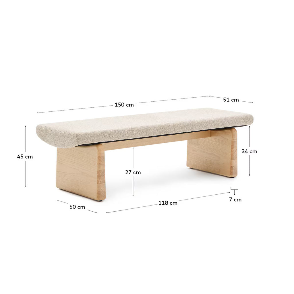 Mara Bench - Ash