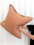 Harlow Linen Cushion - Clay