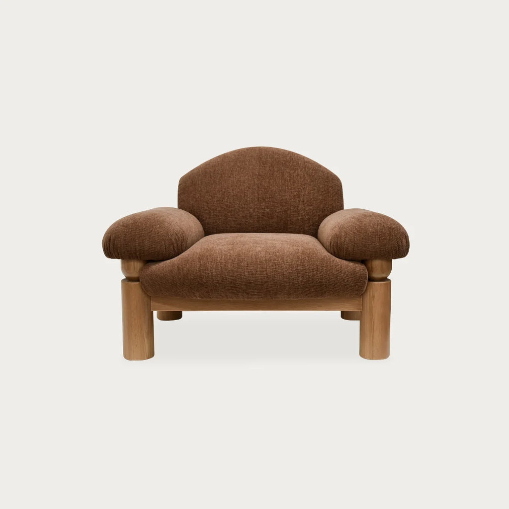 McMullin Hugo Armchair - Bark