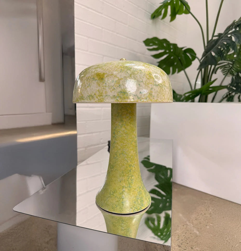 Mossy Ceramic Table Lamp