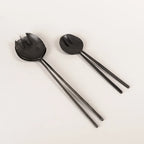 Burnished Salad Servers - Mini