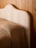 Palermo Grand French Linen Bedcover - Caramel