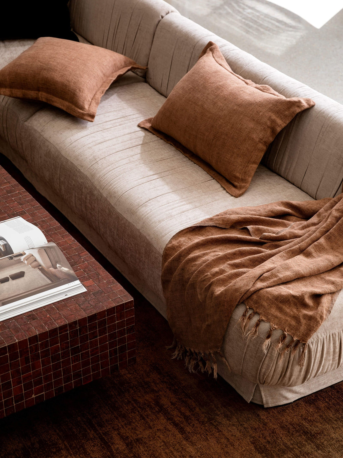 Burton Heavy Linen Cushion