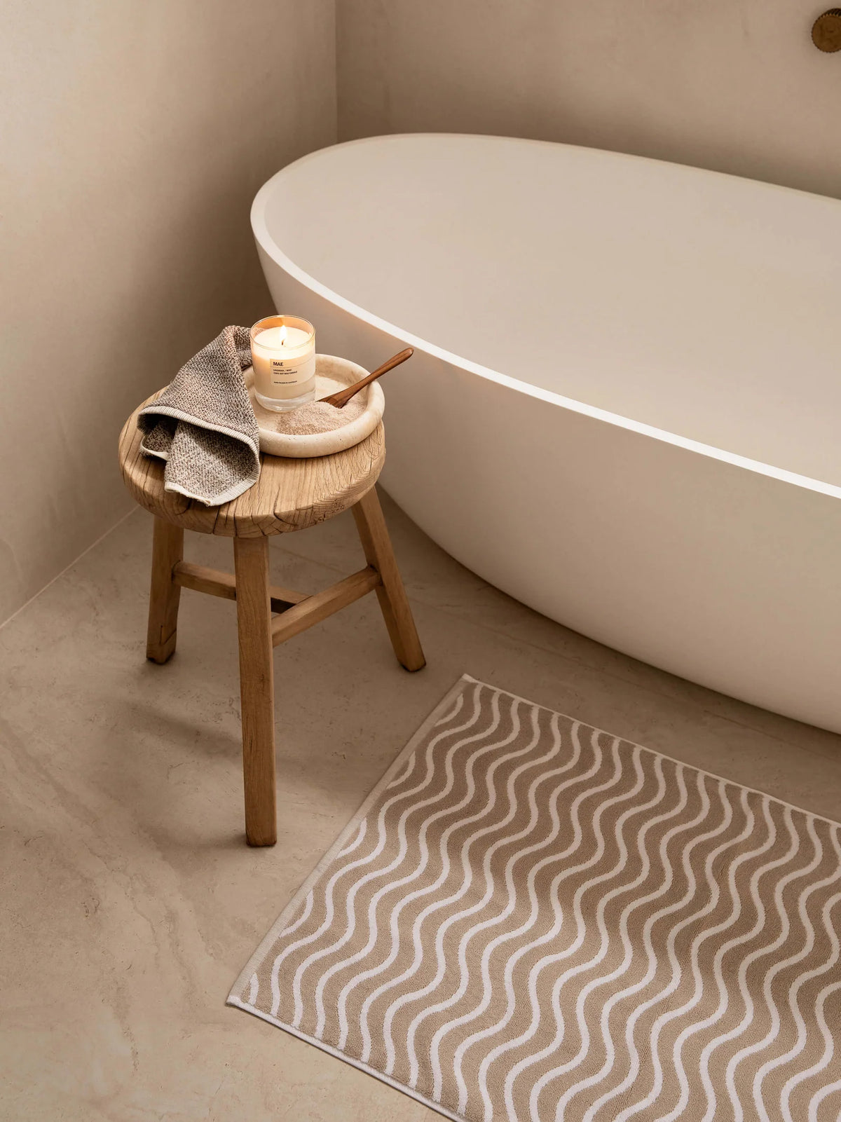 Tweed Towels - Light Cafe