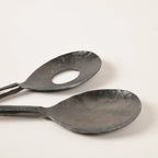 Burnished Salad Servers