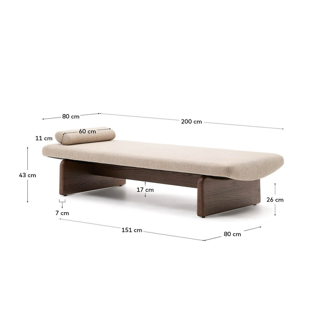 Mila Bench - Walnut