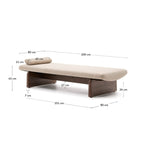 Mila Bench - Walnut