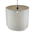 Poppy Linen Pendant - Natural