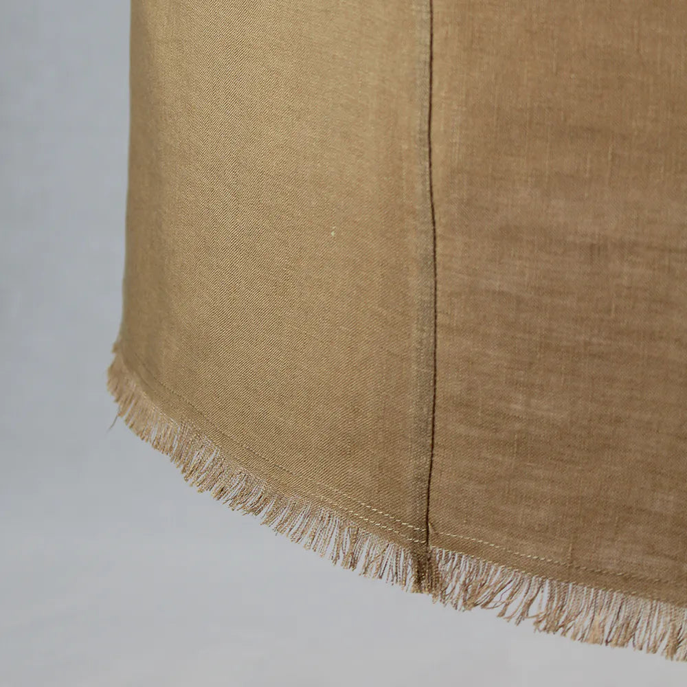 Poppy Linen Pendant - Tabacco
