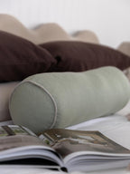 Piper Linen Bolster - Gumleaf