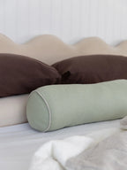 Piper Linen Bolster - Gumleaf