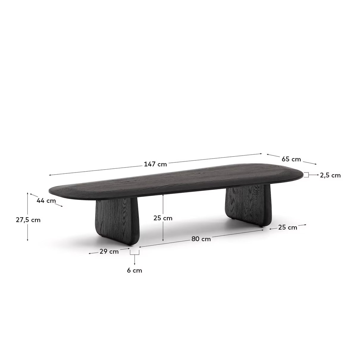 Arden Coffee table - Charred Oak