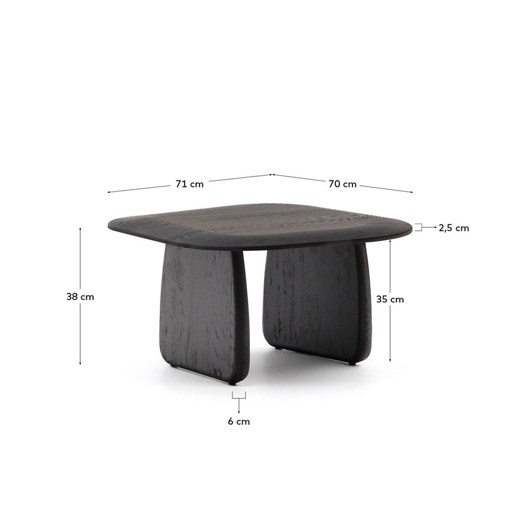 Arden Side Table - Charred Oak