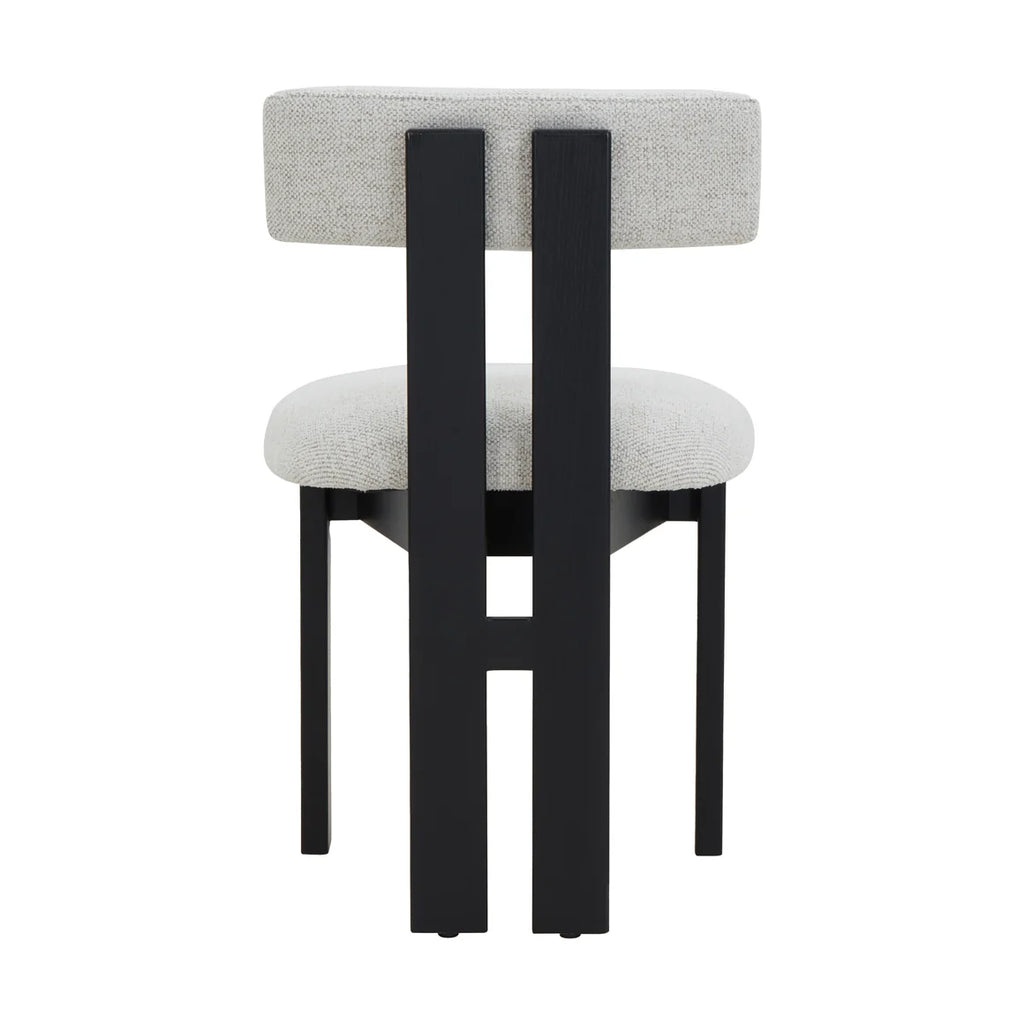 Adi Dining Chair - Charred Black/Natural