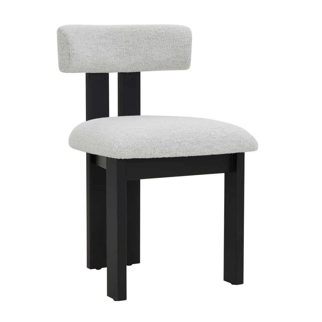 Adi Dining Chair - Charred Black/Natural