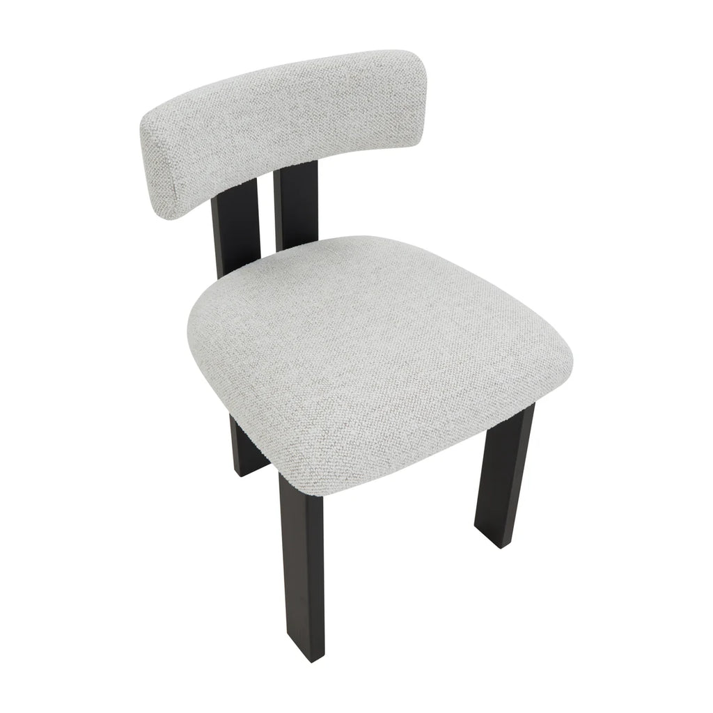 Adi Dining Chair - Charred Black/Natural