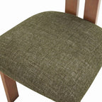 Adi Dining Chair - Walnut/Emerald