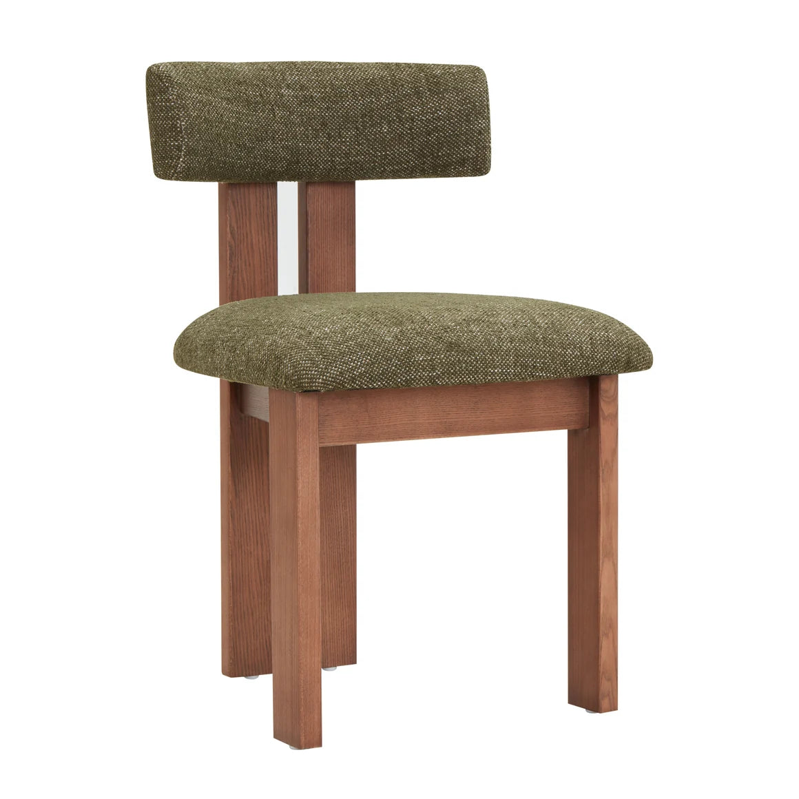Adi Dining Chair - Walnut/Emerald