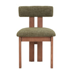 Adi Dining Chair - Walnut/Emerald