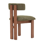 Adi Dining Chair - Walnut/Emerald