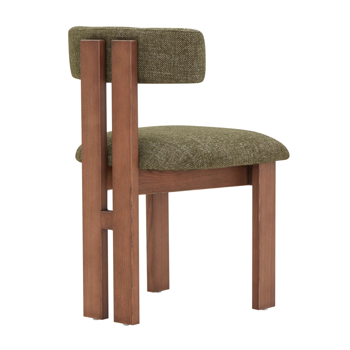 Adi Dining Chair - Walnut/Emerald