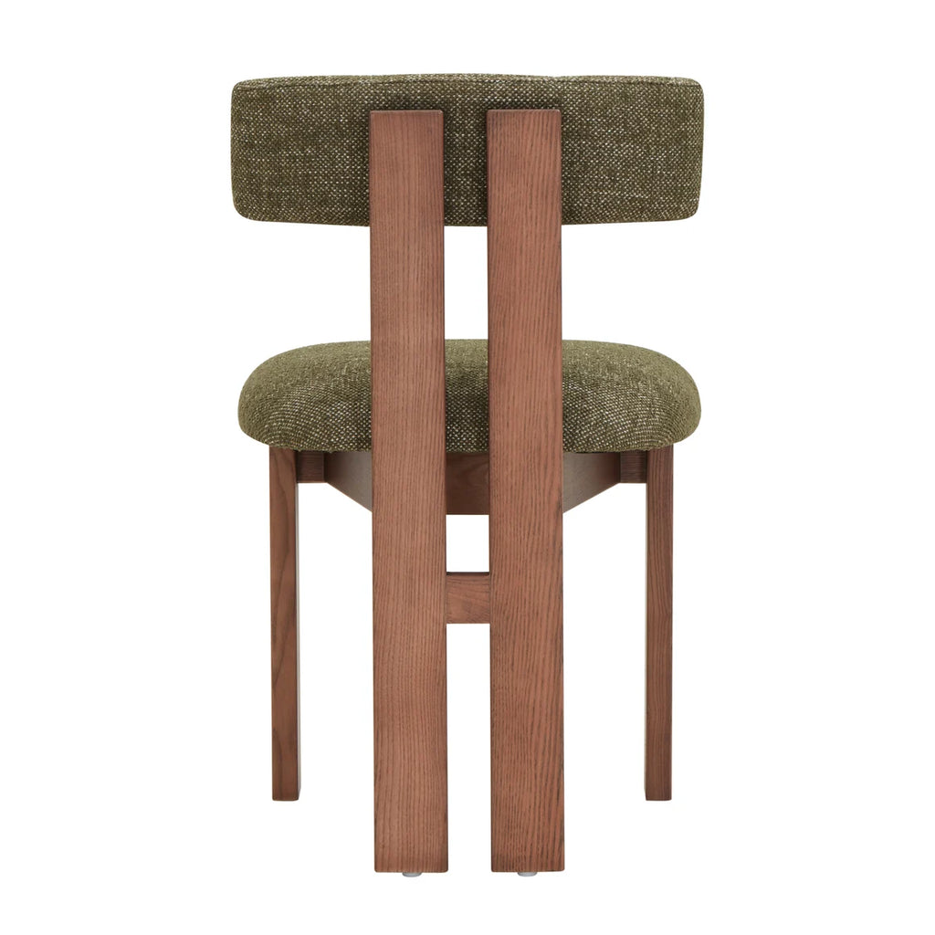 Adi Dining Chair - Walnut/Emerald