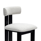 Adi Kitchen Stool - Charred Black/Natural