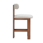 Adi Kitchen Stool - Walnut/Natural