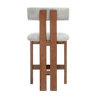 Adi Kitchen Stool - Walnut/Natural