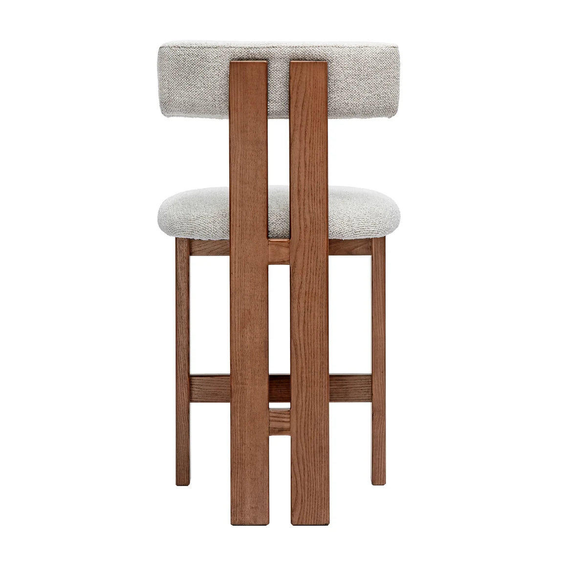 Adi Kitchen Stool - Walnut/Natural
