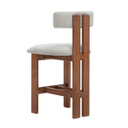 Adi Kitchen Stool - Walnut/Natural