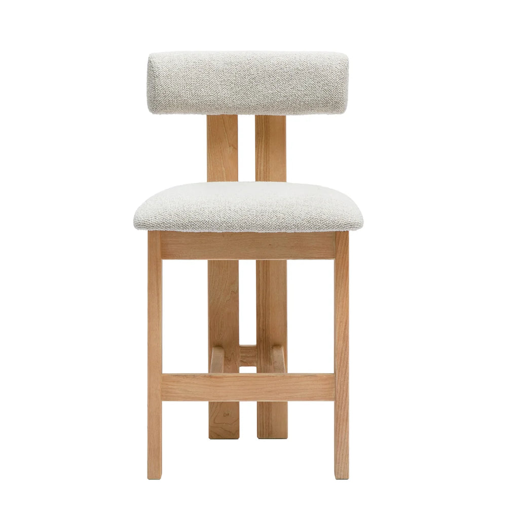 Adi Kitchen Stool - Ash/Natural