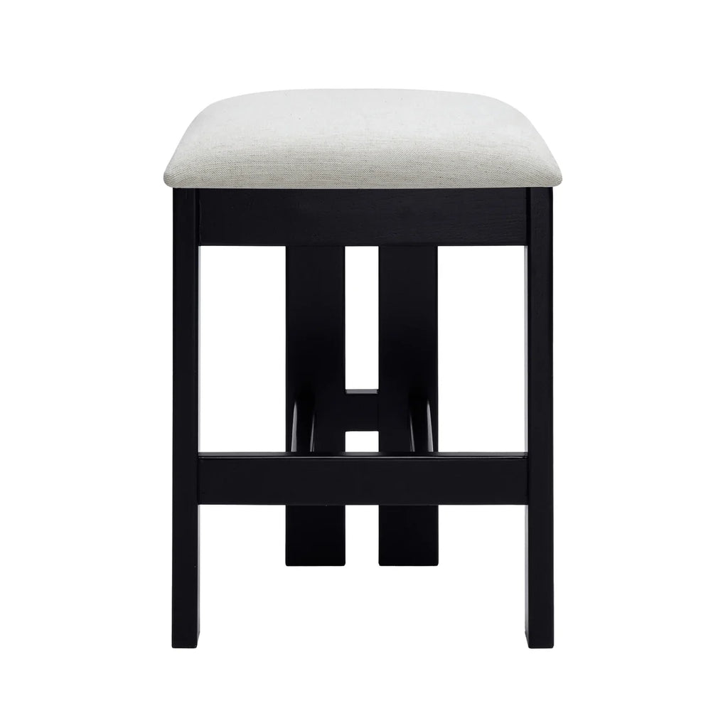Marlie Backless Kitchen Stool - Charred Black