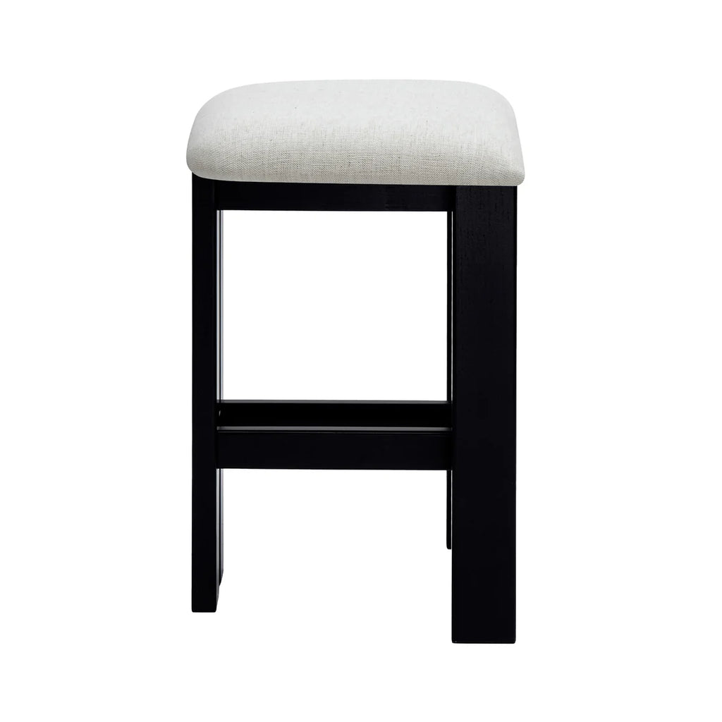 Marlie Backless Kitchen Stool - Charred Black