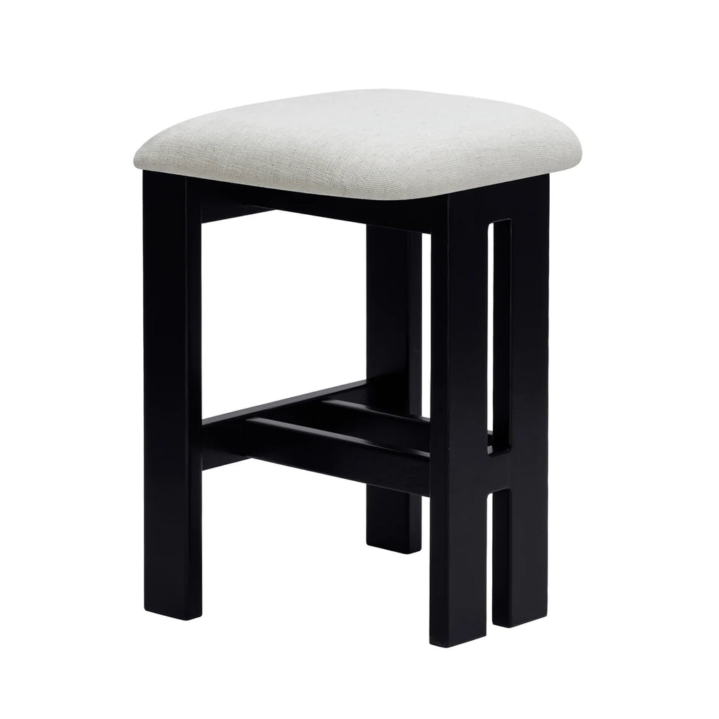 Marlie Backless Kitchen Stool - Charred Black