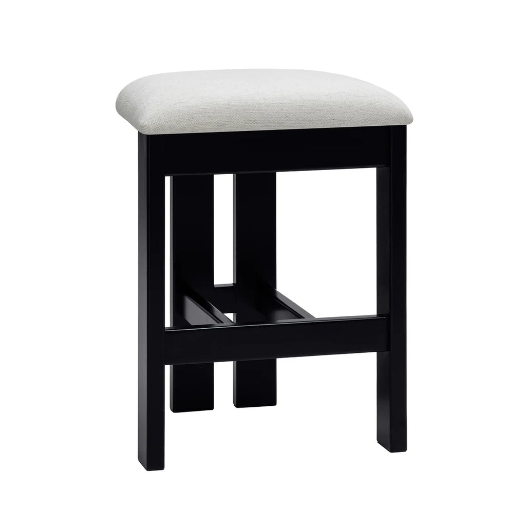 Marlie Backless Kitchen Stool - Charred Black