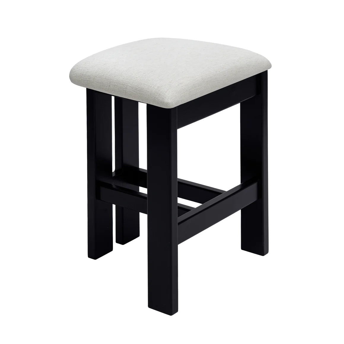 Marlie Backless Kitchen Stool - Charred Black