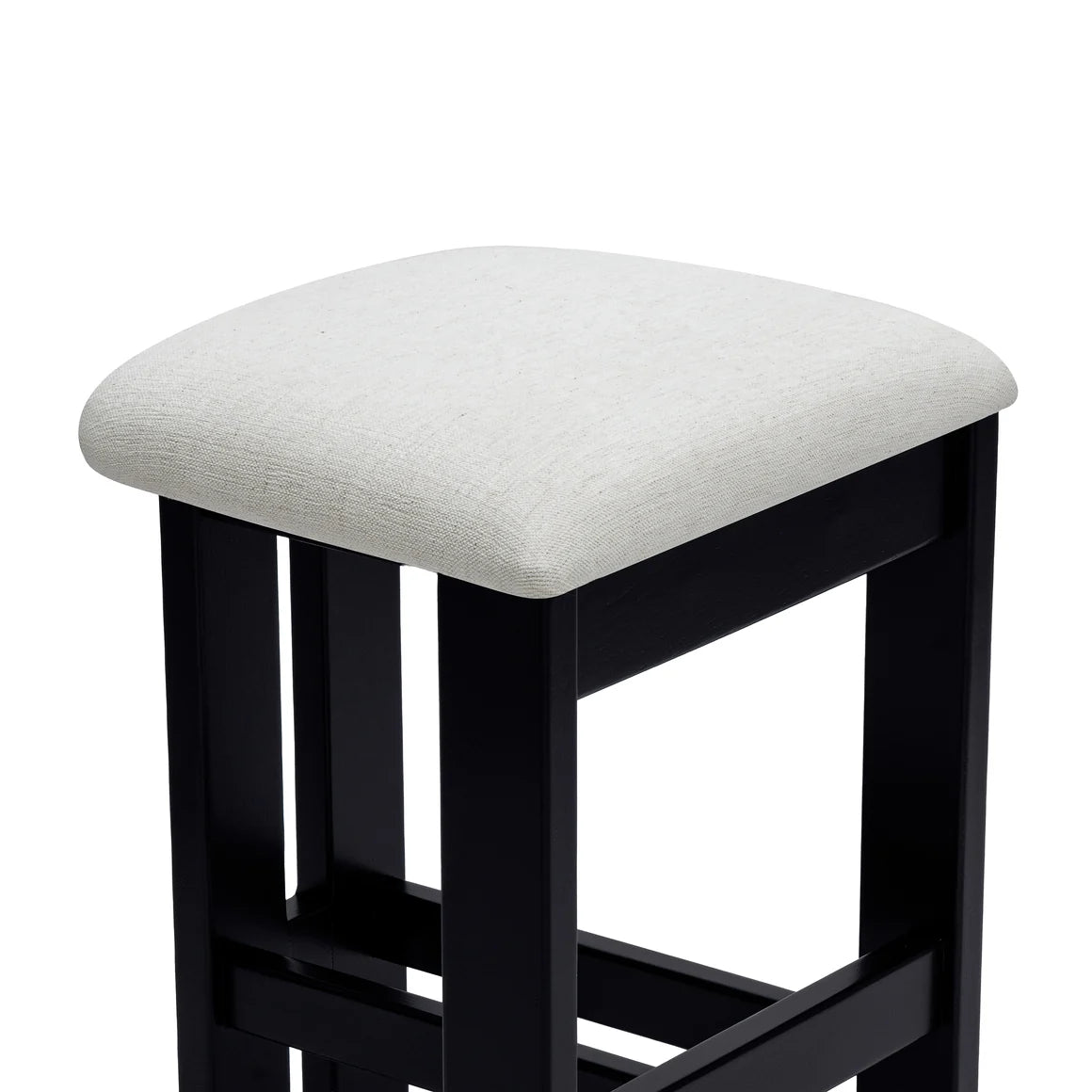 Marlie Backless Kitchen Stool - Charred Black