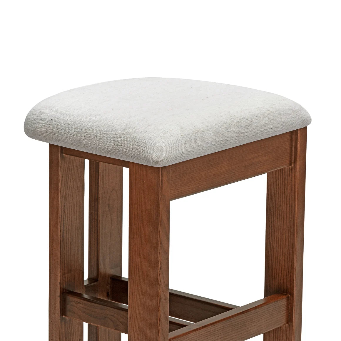 Marlie Backless Kitchen Stool - Walnut