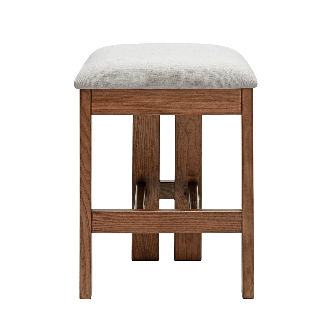 Marlie Backless Kitchen Stool - Walnut