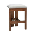 Marlie Backless Kitchen Stool - Walnut