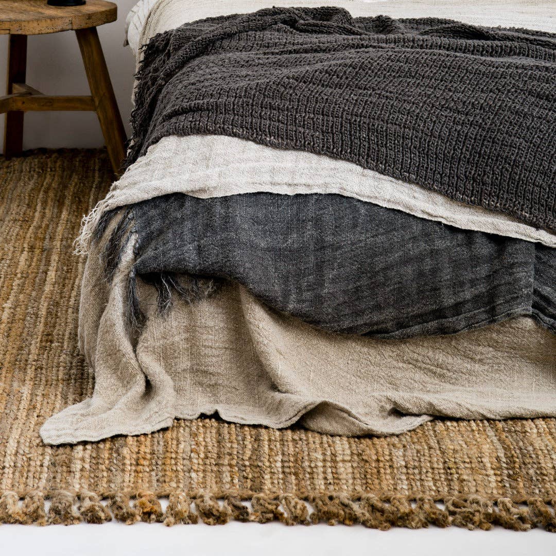 Fringed Natural Jute Doormat