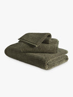 Tweed Towels - Olive