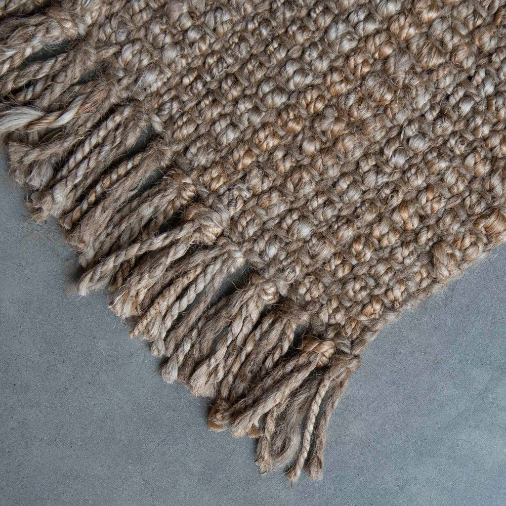 Fringed Natural Jute Doormat